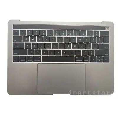 For MacBook Pro A1706 2016 Palmrest Cover Keyboard With Touchpad Battery Gray • $140