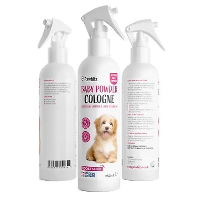 £9.99 • Buy Baby Powder Cologne For Dogs 250ml - Long-Lasting Deodoriser & Conditioner Spray