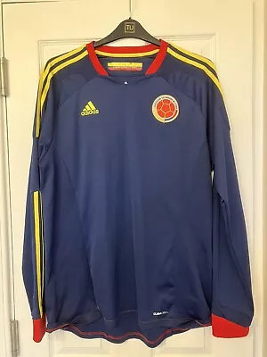 Colombia 2011-13 Away Football Shirt Long Sleeve XL • £9.99