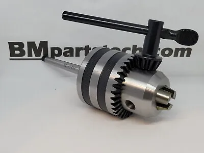 1/2  Capacity Drill Chuck W/Key MT0 Taper For Craftsman Dunlap Model 109 Lathes • $50