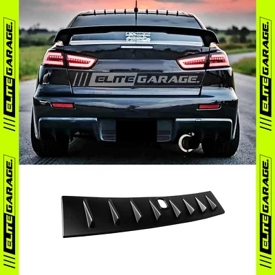 $85 • Buy Shark Fins Rear Roof Vortex Spoiler Wing Fits Mitsubishi Lancer CJ ES Ralliart 