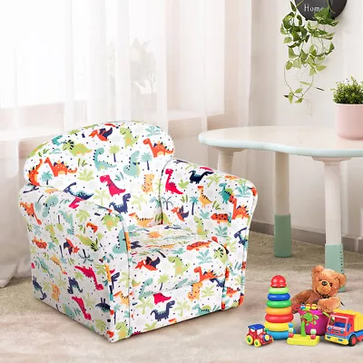 Toddler Children Single Sofa Armrest Chair Comfortable Furniture Gift For Kids • $72.98