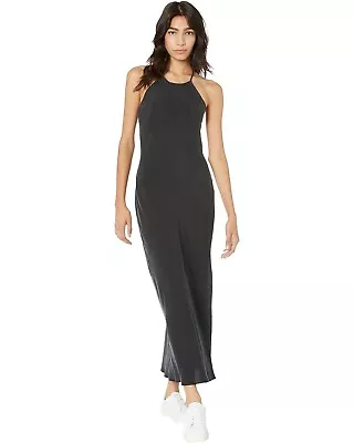 Mango L130209 Womens Black Grace Slip Dress Size 10 • $60.79