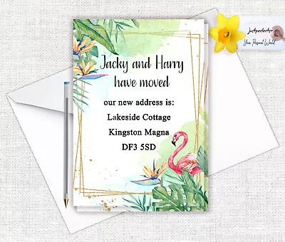 Personalised New Home Cards Change Of Address Cards Moving House Cards We Moved • £4.50