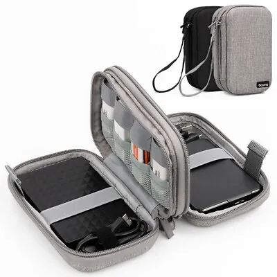Travel Cable Bag Electronics Accessories Storage Pouch Digital Gadget Organizer • £6.35