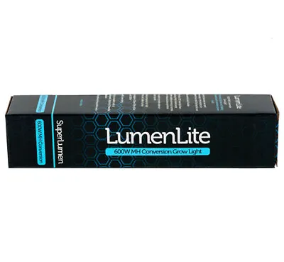 LumenLite 600W Metal Halide MH Blue Grow Veg Light Lamp Bulb Hydroponics UK • £12.25
