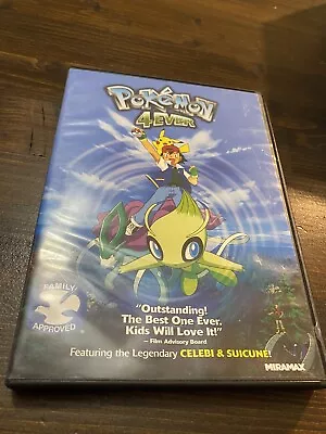 $3.99 • Buy Pokemon 4Ever (DVD, 2003) W/ Exclusive Pokemon Short, Celebi, Suicune Movie