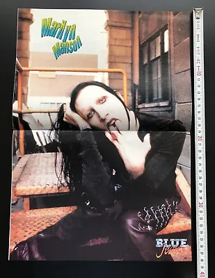 Marilyn Manson B/w R. Kelly Turkish Magazine Centerfold Poster • $33.86