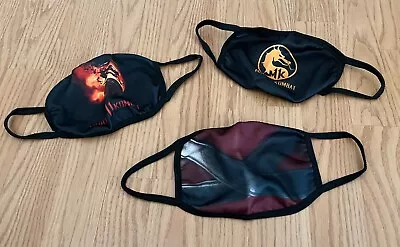 3 X Mortal Kombat Face Masks Good Fun; Effective Reusable Washable Unisex • $9.99