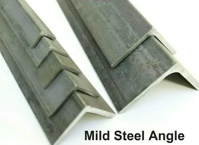 1 Mtr Length (1000mm) MILD STEEL ANGLE Iron Metal UK Metal Distributor • £15.50