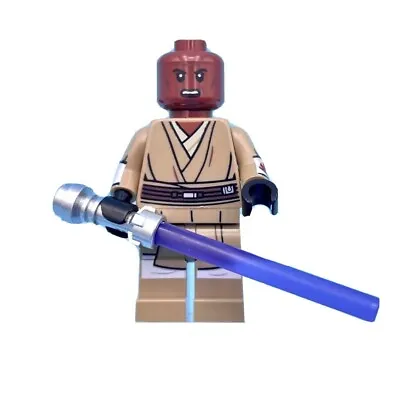 LEGO Star Wars Mace Windu Minifigure + Purple Lightsaber 187th Legion 75342 NEW • $6