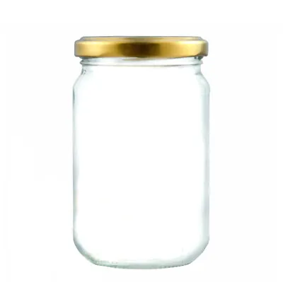 Glass Jam Jars 12oz (290ml) Home Preserving Marmalade Honey Chutney Curds Jar • £27.95