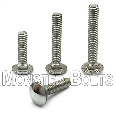 1/4-20 Stainless Steel Carriage Bolts Square Neck A2 / 18-8 Aka Shaker Screen • $6.93