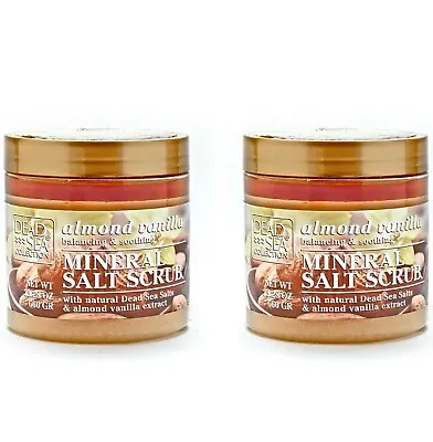 £5.99 • Buy 2 X Dead Sea Collection Almond Vanilla Mineral Salt Bath Body Scrub Large 660 G