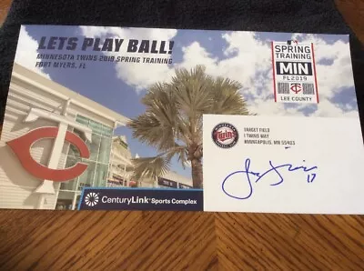 Minnesota Twins Ace Jose Berrios Signed 2019 Spring Training Schedule • $12.97