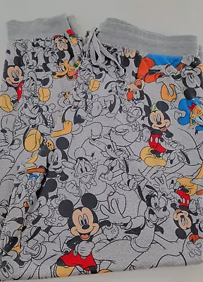 Disney Mickey Mouse Women's Pajama Lounge Pants. Size 2X. Gray. Pockets • $15.99