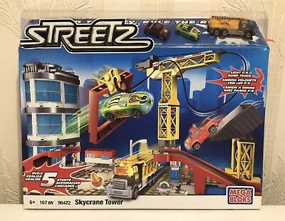 Mega Bloks Streetz 96422 Skycrane Tower Set NEW 2009 Rare • £24.99