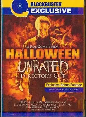 Halloween - Unrated Director's Cut (Widescreen Single Disc Blockbust - VERY GOOD • $4.02