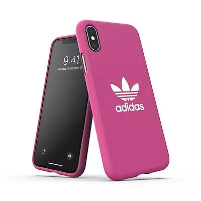 Adidas Originals Case For IPhone X/XS Fabric Molded - Shock Pink Adicolor - Shoc • $27.06