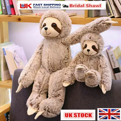 £16.79 • Buy Cute Giant Sloth Plush Soft Toy Animal Stuffed Doll Teddy Xmas Gift 50/70cm