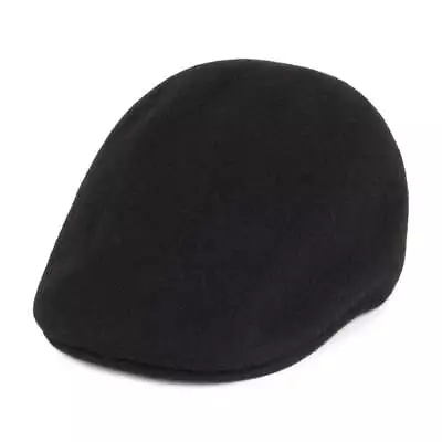 Kangol Seamless Wool 507 Flat Cap - Black • £59.95