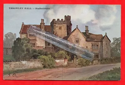 Throwley Hall Country House Nr Calton Manifold Valley Staffordshire Early C1905 • £6