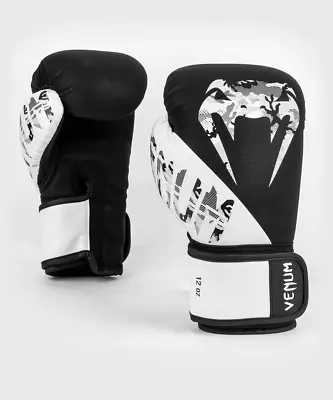 Venum Legacy Hook And Loop Boxing Gloves - Black/White • $68.25