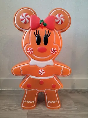 Gingerbread Disney Minnie Mouse  22 Christmas Outdoor Décor LED Lighted • $65