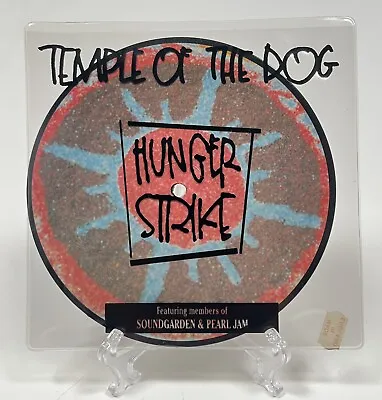 🔥 RARE Temple Of The Dog Hunger Strike 7 Inch 45 Vinyl Record Picture Disc 1991 • $134.77