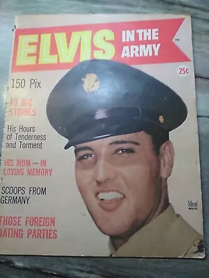 1959 Elvis Presley  ELVIS IN The ARMY  Magazine (Scarce / Vintage) • $19.99