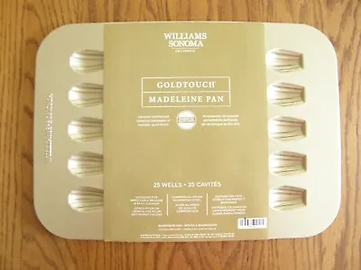 Williams Sonoma Goldtouch® Pro Nonstick Mini Madeleine Cake/Cookie Pan - New • $39.99