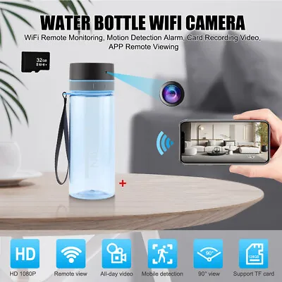 WIFI Camera 1080P HD Motion Detection Sport Bottle Video Recorder DVR • $40.98