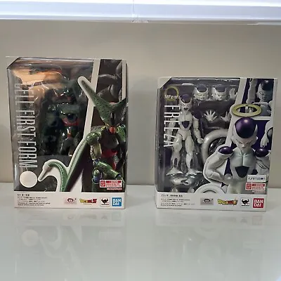 S.H.Figuarts Dragonball Z Cell First Form & Final Form Frieza Lot • $115