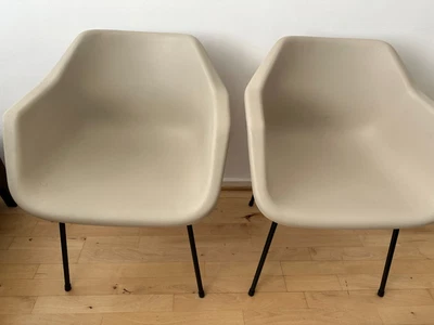 £88 • Buy Robin Day Hille Polypropylene Armchair, 1967 In Peat X 2