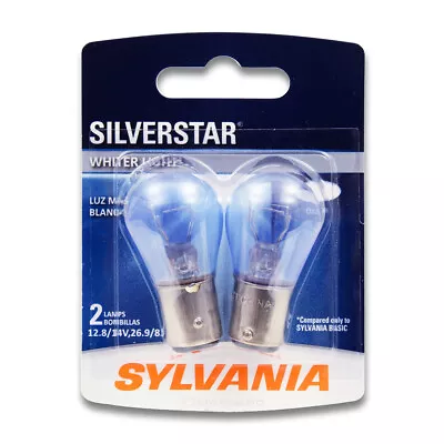 Sylvania SilverStar - 2 Pack - 1157ST Light Bulb Brake Turn Signal Parking Og • $10.75