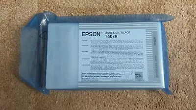 2023 Genuine Epson T6039 Light Light Black Ink Stylus Pro 7800 9800 7880 9880 • $82