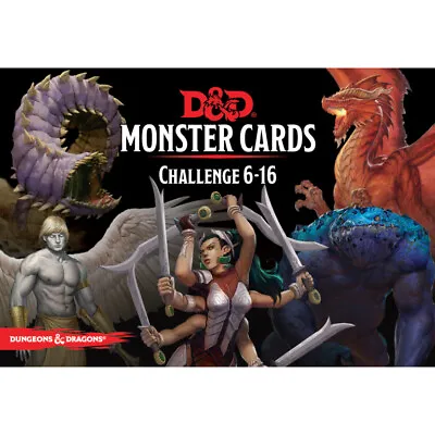 $30.45 • Buy D&D Spellbook Cards Monster Cards Challenge 6-16 - Dungeons And Dragons