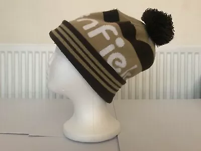 £11.64 • Buy PENFIELD  - BOBBLE / BEANIE HAT - Brown And White -  ONE SIZE