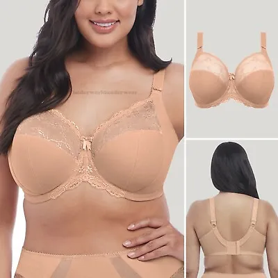 Size 38DD Elomi Meredith Underwired Non Padded Stretch Banded Bra 4440 Sahara • $30.71