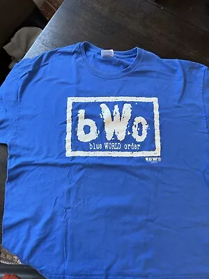 Vintage ECW Blue World Order BWO Wrestling Shirt 2XL WWF WWE WCW TNA RARE • $25