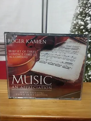 Roger Kamien Music An Appreciation Sixth Edition Set Of Three Compact Disks • $6.99