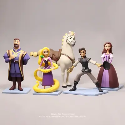 Rapunzel Cake Topper Toys Figures Kids Birthday Present Cake Decoration Princess • £14.99