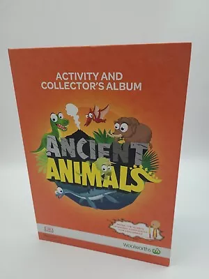 Woolworths Activity & Collectors Album Ancient Animals UNCOMPLETED Cards  • $9.95