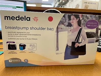 Medela Breastpump Shoulder Bag With Cooler Ice Pack & Extra Double Pump Kit • $42.48