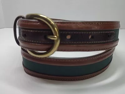 Orvis Leather/Green Belt 38 73XT  Fishing Outdoors Hiking Men's  • $18.99