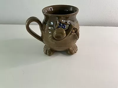 Glazed Pottery Ugly Face Mug • £6.50