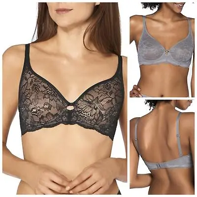 £19 • Buy Triumph Amourette Charm Bra Underwired Non-Padded Womens Lace Bras 10199586 
