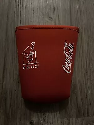 McDonalds Koozie JAVA SOK Red Large 32oz Thermal Insulated Neoprene Cup Sleeve L • $9.19