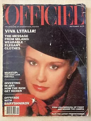 L'Officiel International Fashion Magazine - September 1979 - Jessica Lange • $14.95