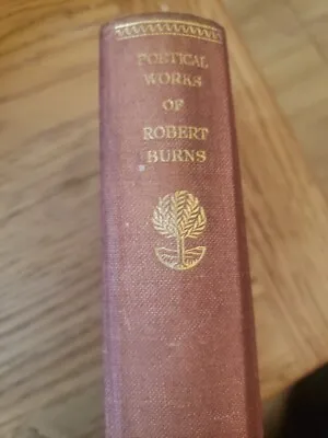 The Poetical Works Of Robert Burns By Collins Clear-Type Press HB Vintage • £9.99